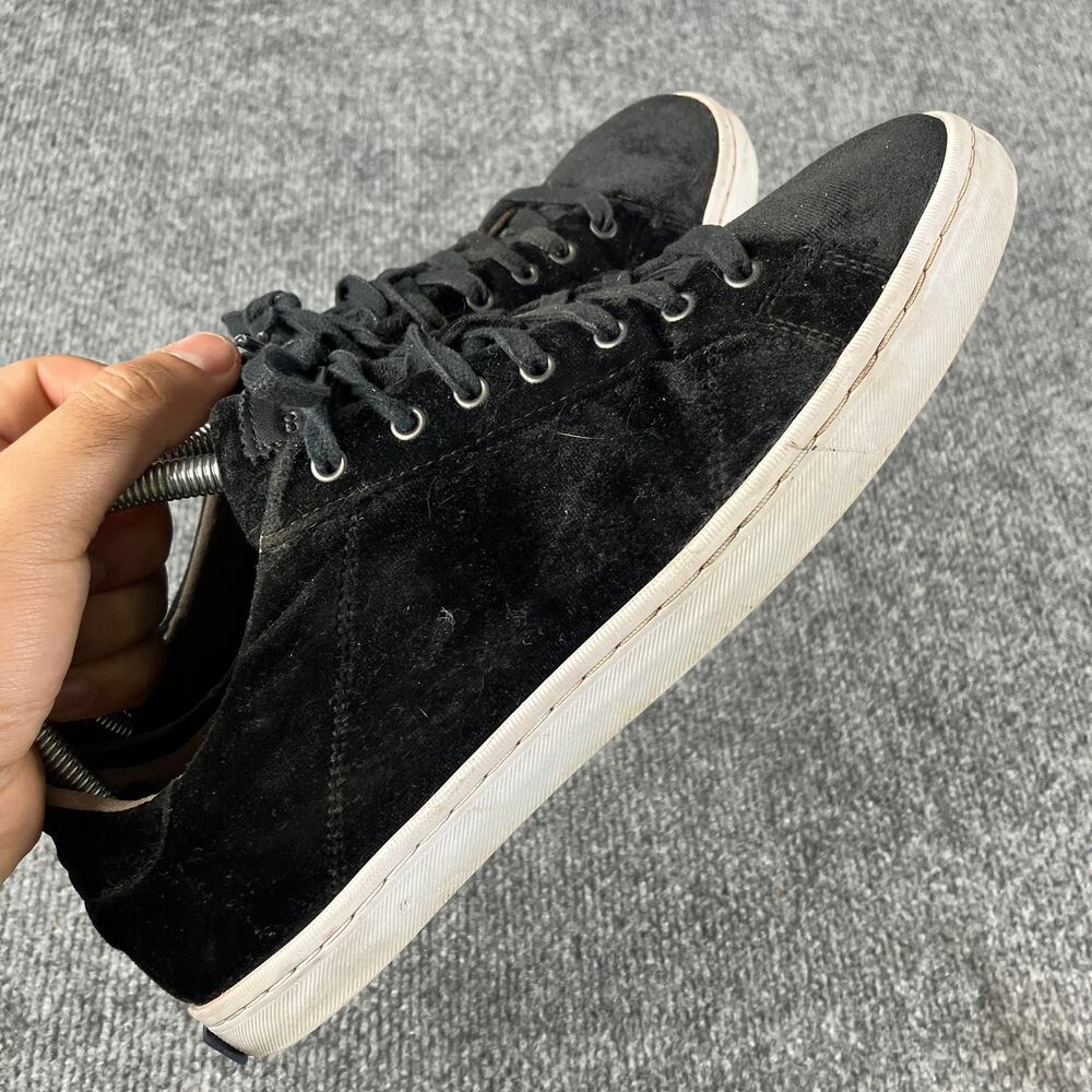 Cole Haan Sneakers Womens Size 8.5 Black Velvet Grand Crosscourt Low Top W09756